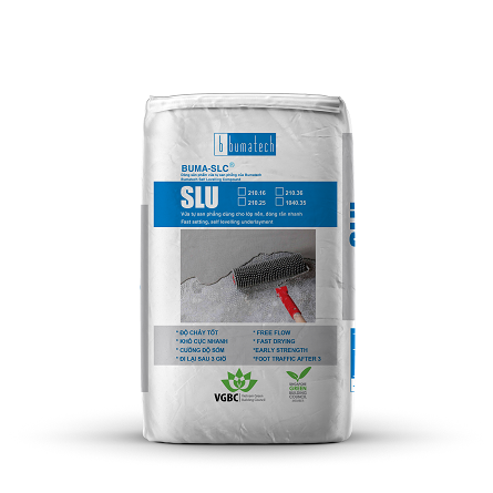 SLU 1040.35: Underlayment self levelling compound, thickness 10-40 mm. 35MPa