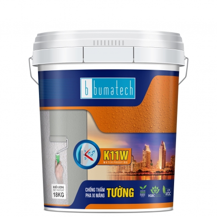 Waterproofing additive for mixing with cement, only use for wall, K11W