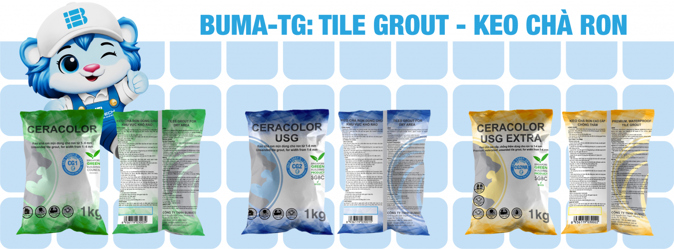 Keo chà ron - Tile grout