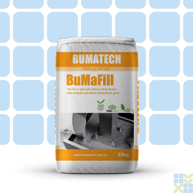 BuMaFILL 50 - Vữa bù co ngót, chịu tải trọng nhẹ đến trung bình