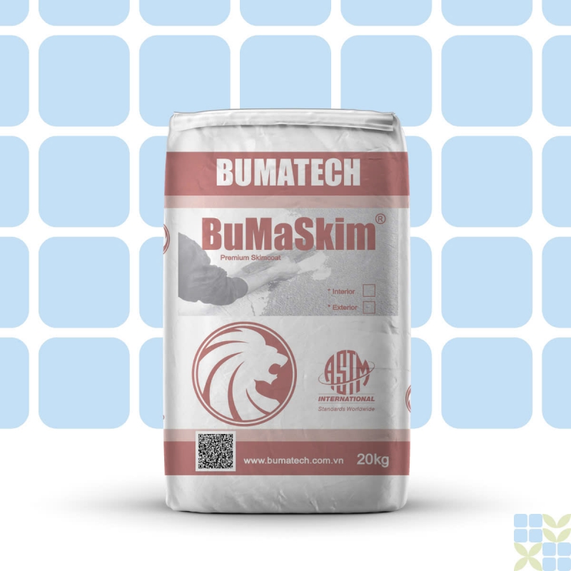 BuMaSKIM PIS - Bột trét cao cấp cho tường nội thất