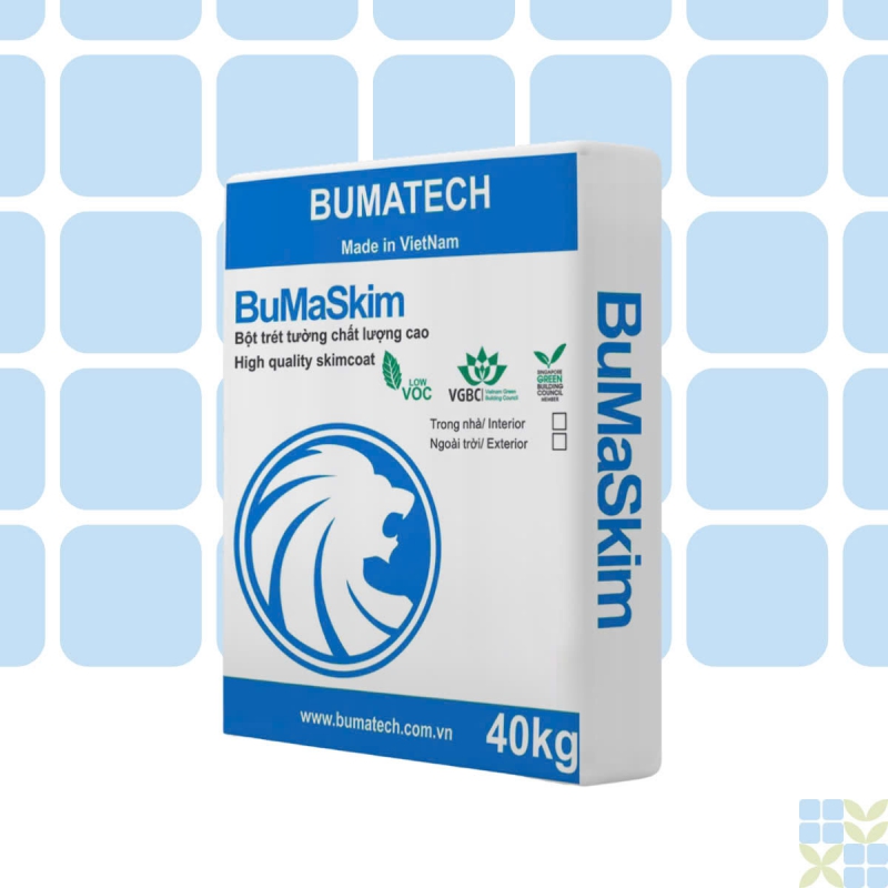 BuMaSKIM EW - Bột trét cho tường ngoại thất