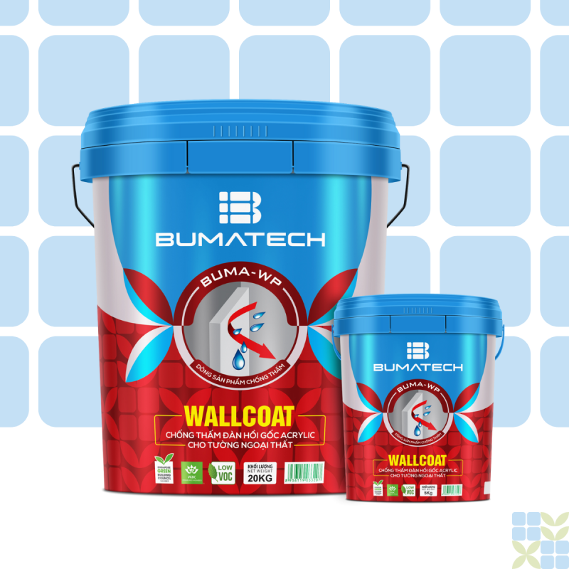 Acrylic waterproofing for wall, Wallcoat