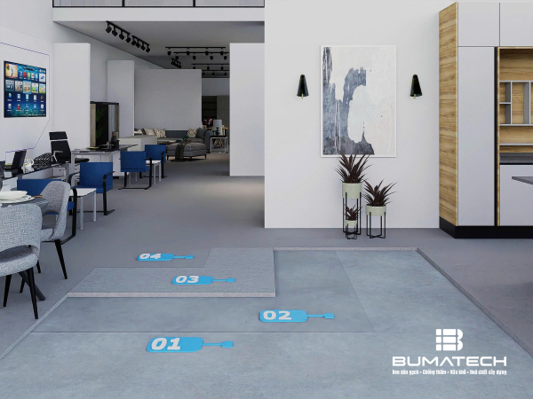 VỮA TỰ SAN PHẲNG HIỆU ỨNG BÊ TÔNG