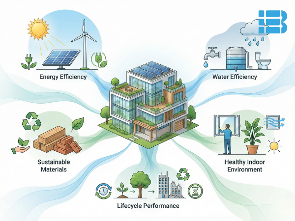 BV6.Các tiêu chí cốt lõi của công trình xanh