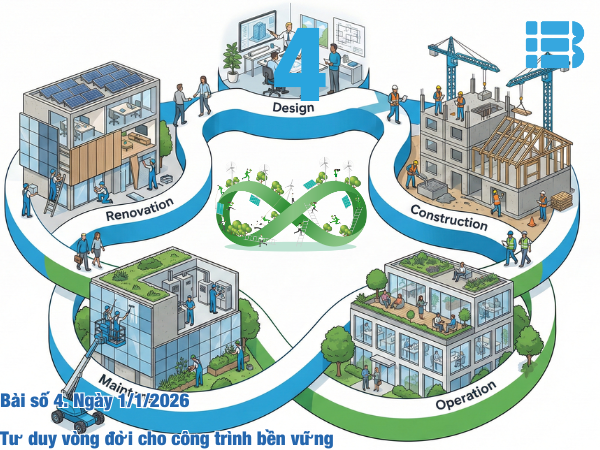 BV4.Vòng đời công trình và tư duy phát triển bền vững