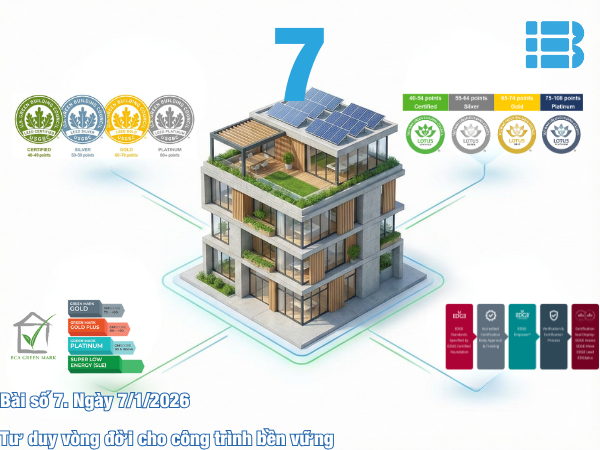BV7.Chứng nhận công trình xanh là gì?