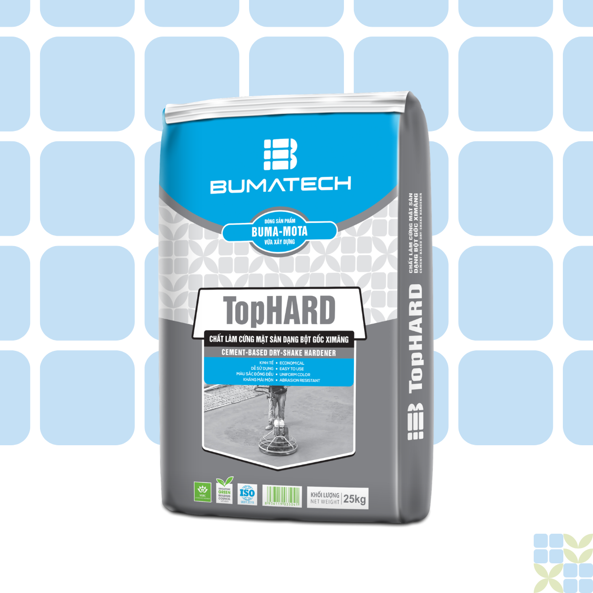 TopHARD - Chất làm cứng mặt sàn dạng bột gốc ximăng