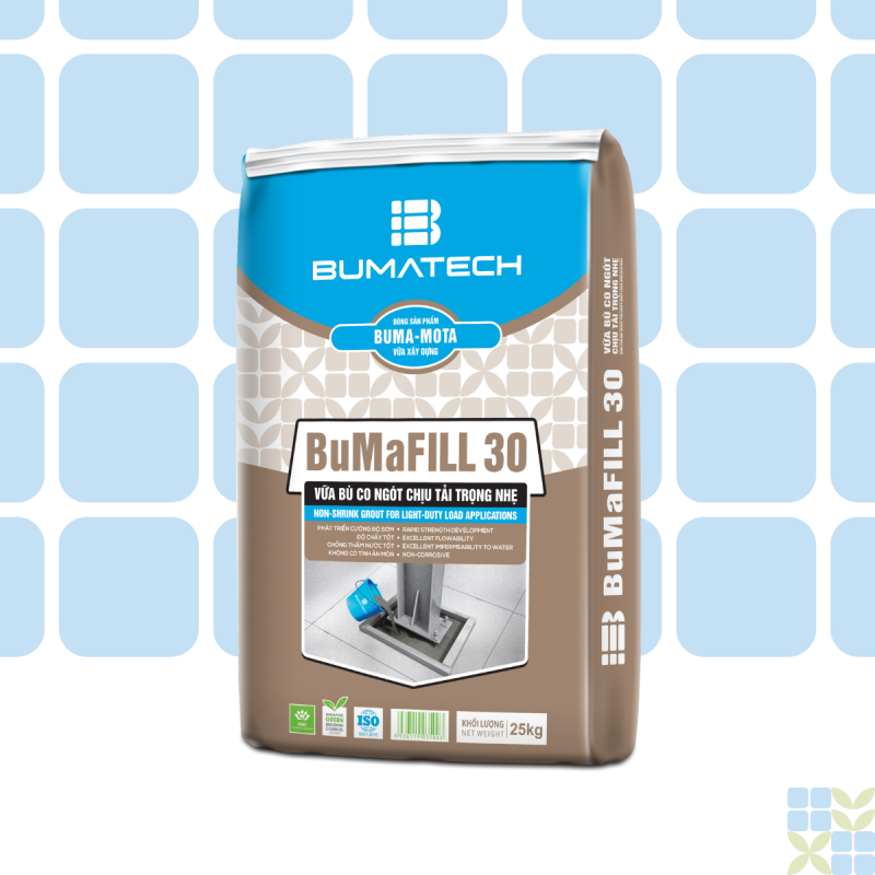 BuMaFILL 30 - Shrinkage compensating mortar, suitable for light loads