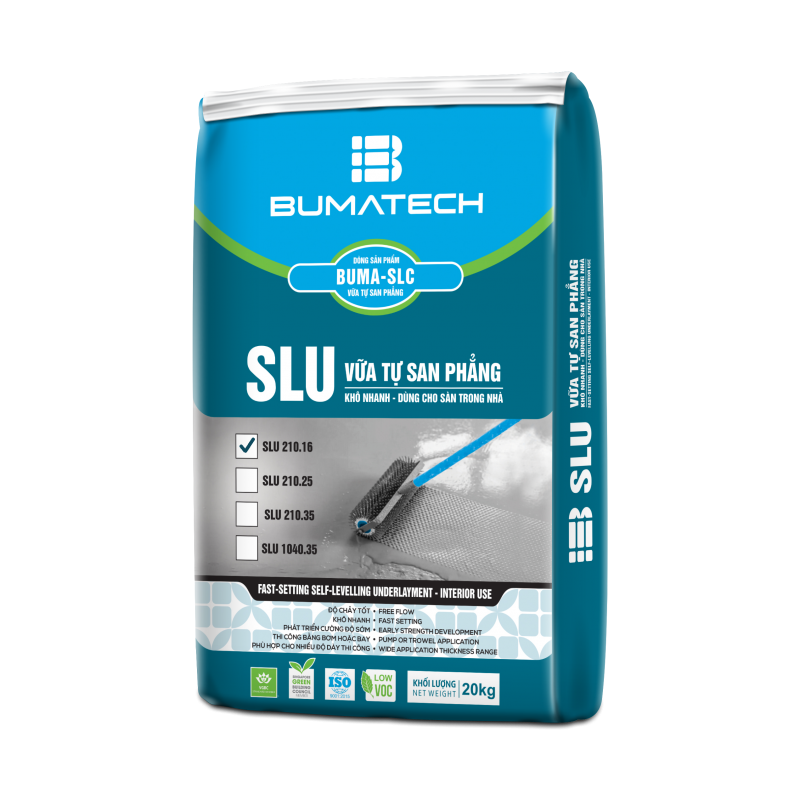 SLU 210.16 - Vữa tự san phẳng khô nhanh, dày 2-10mm