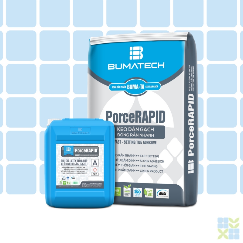 PorceRAPID – Keo dán gạch đóng rắn nhanh