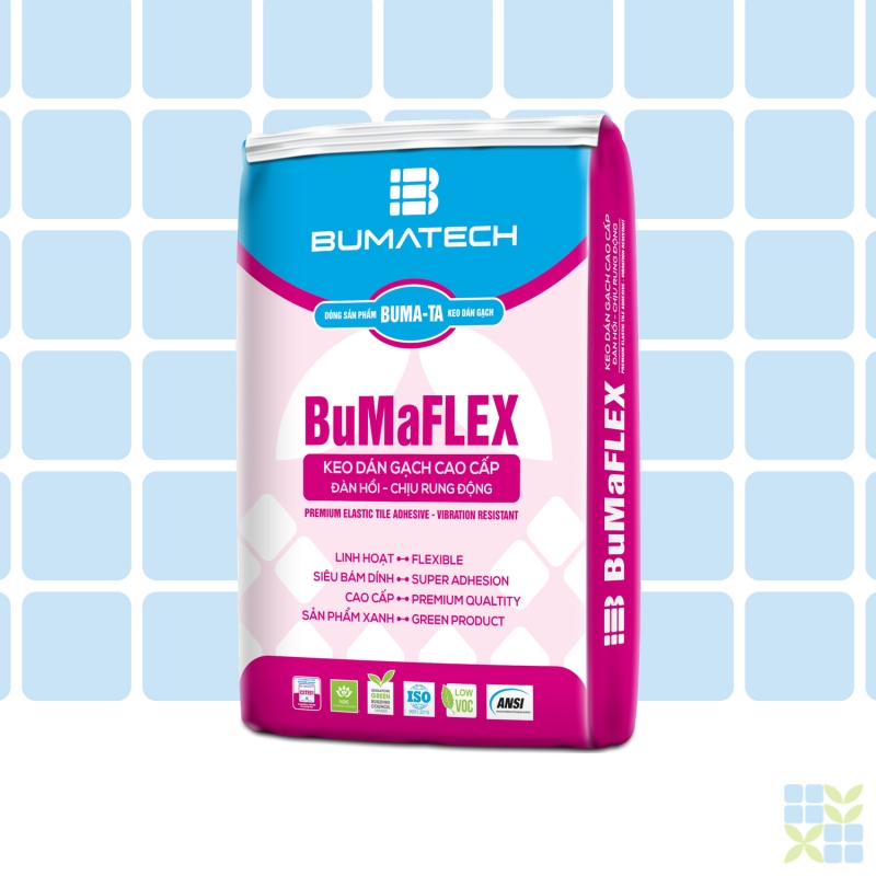 BuMaFLEX – Keo dán gạch cao cấp đàn hồi, chịu rung động