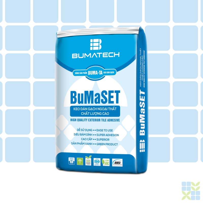 BuMaSET – Keo dán gạch ngoại thất, chất lượng cao