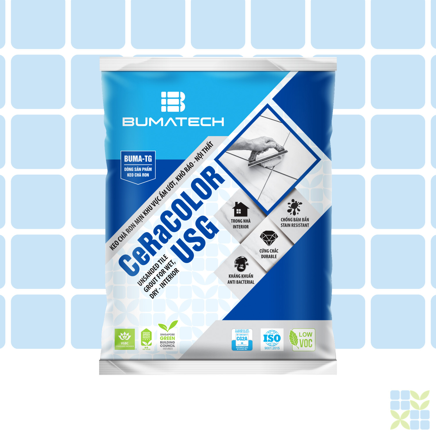 CeRaCOLOR USG – Fine Cement-Based Grout for Wet & Dry Interiors