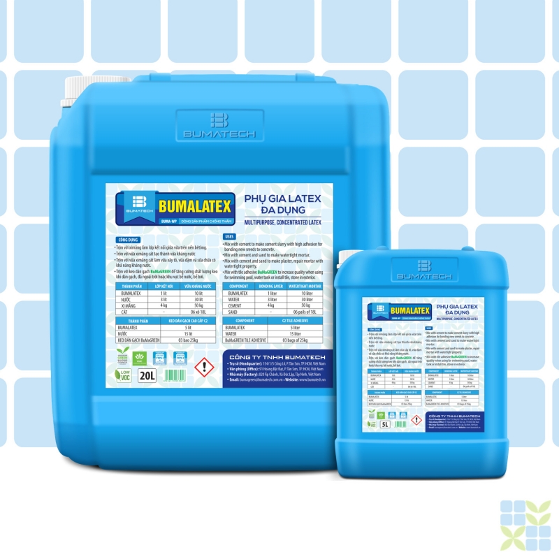 BuMaLATEX-Multi-purpose latex for tile adhesives and mortars