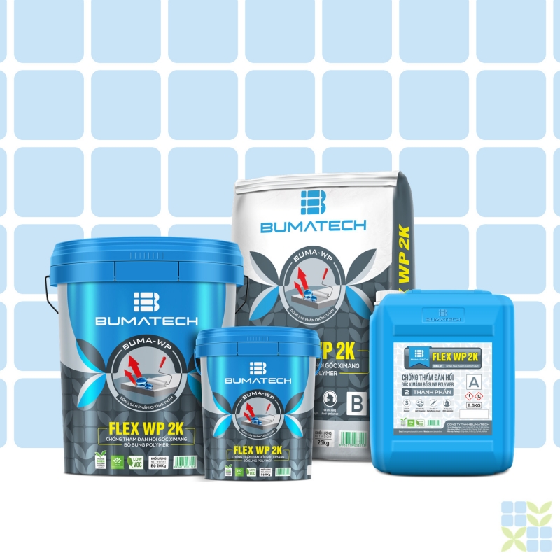 FLEX WP 2K - Flexible, two-component cementitious waterproofing