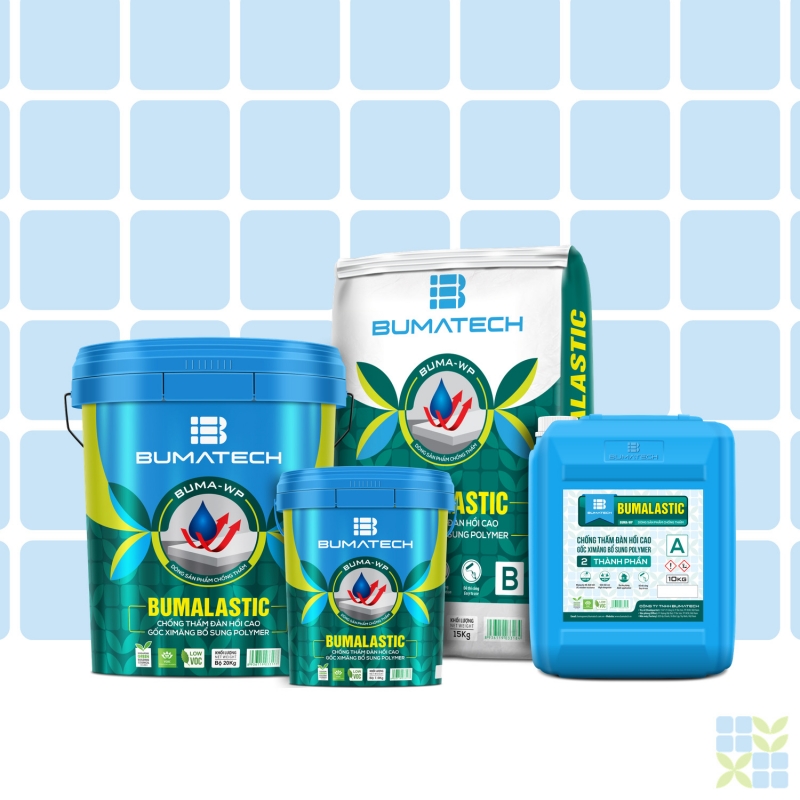 BuMaLASTIC - High-elasticity, two component cementITIOUS waterproofing