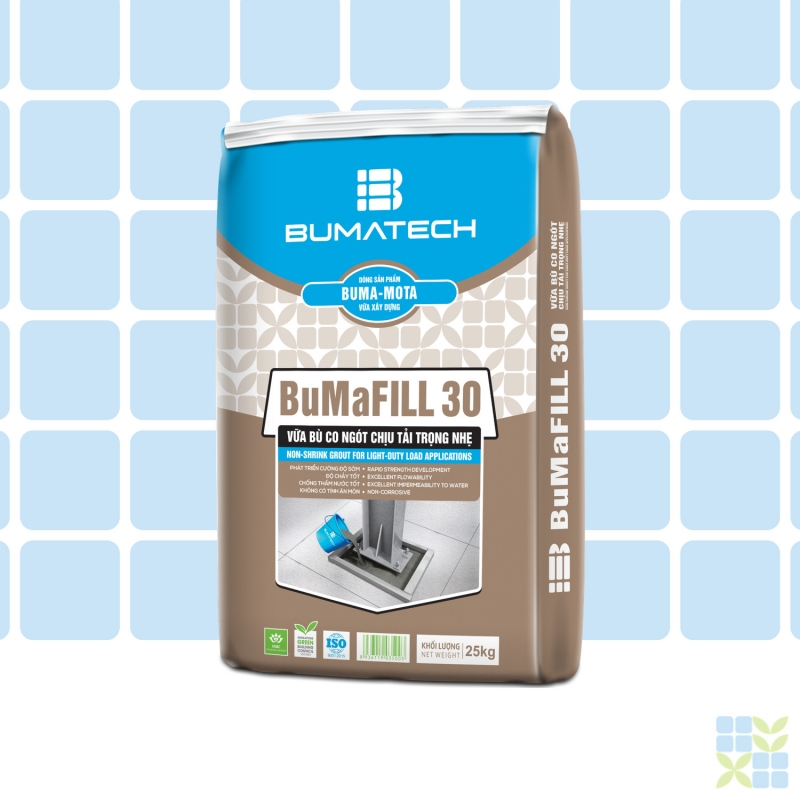 BuMaFILL 30 - Shrinkage compensating mortar, suitable for light loads