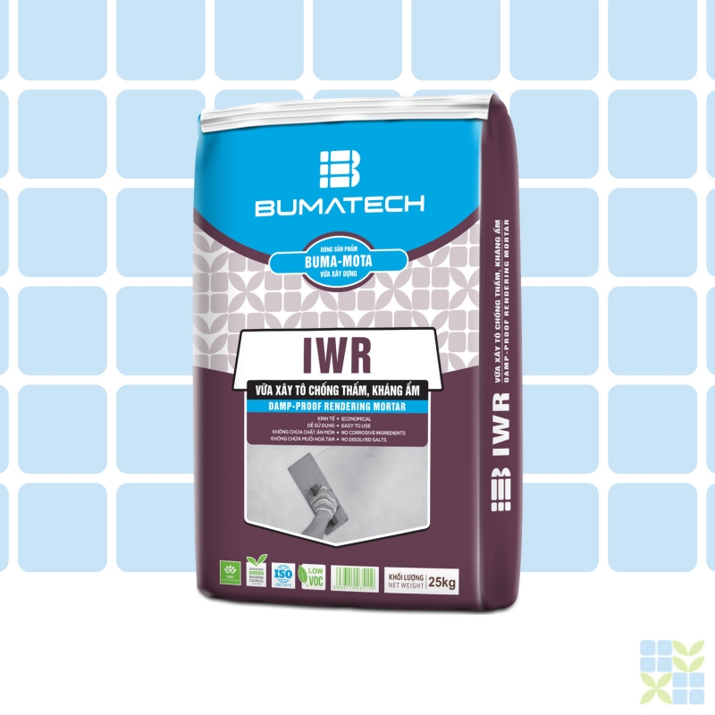 IWR - Vữa xây tô chống thấm, kháng ẩm